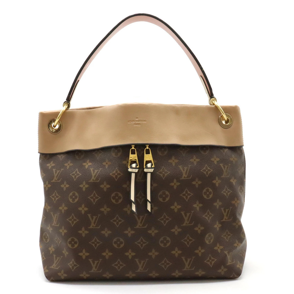 LOUIS VUITTON Monogram Tuileries Hobo Shoulder Bag One Shoulder Sesame Peach